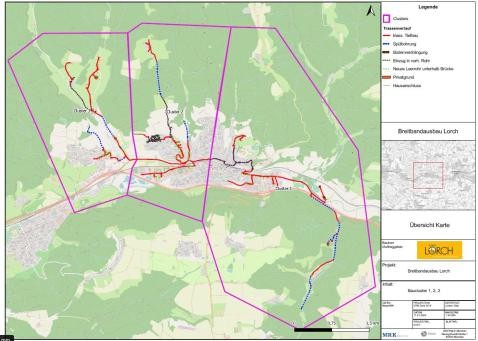 Geplante Ausbaugebiete