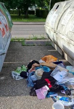 Galscontainer Vermüllung