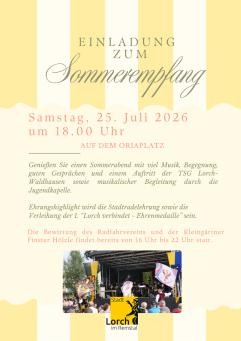 Plakat Sommerempfang